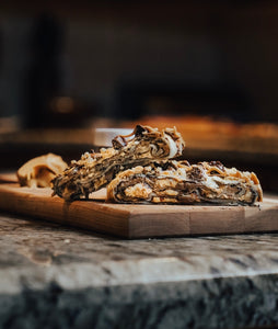 Peanut Butter Nutella Swirl Log