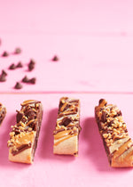 Load image into Gallery viewer, Peanut Butter Nutella Swirl Log
