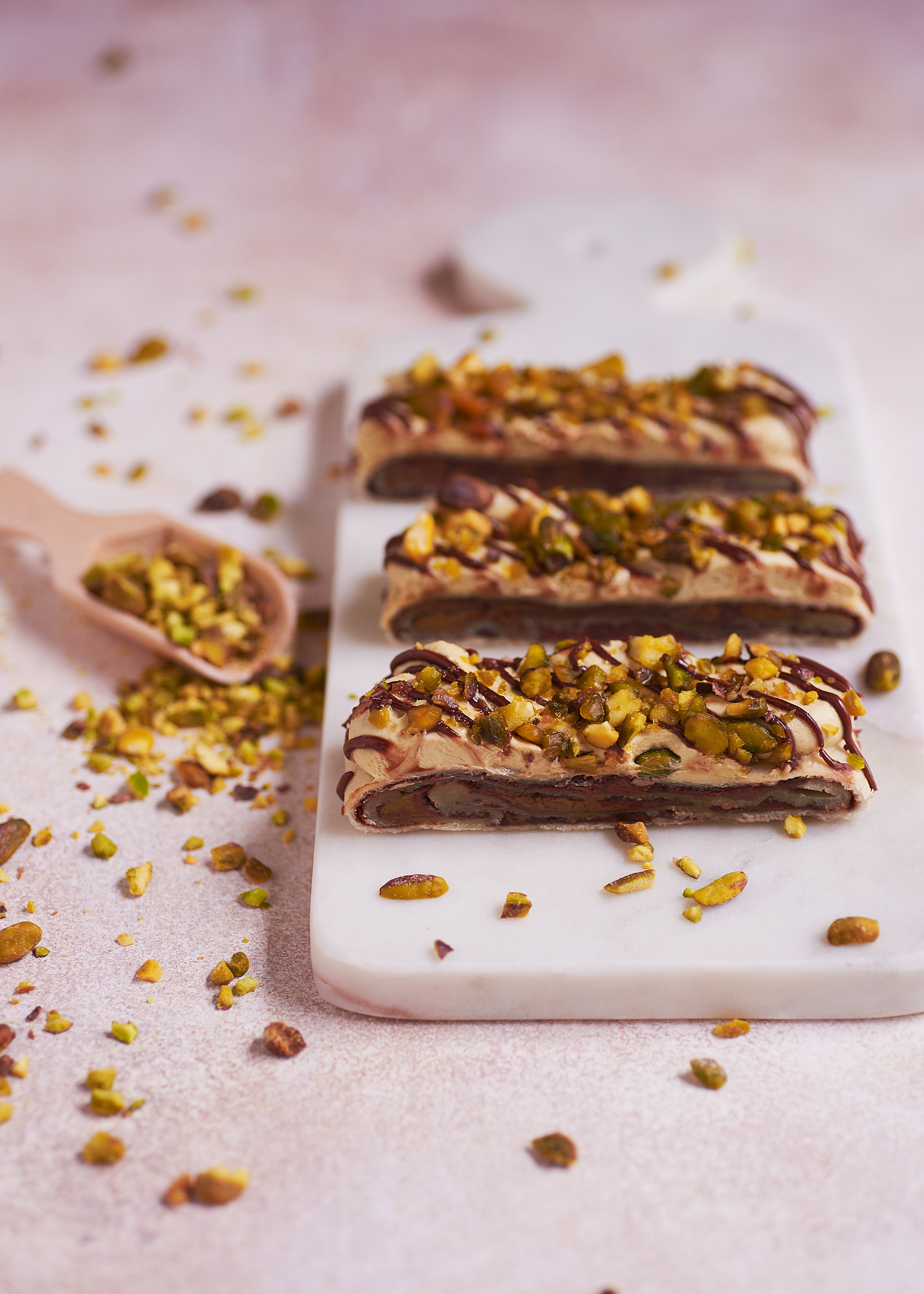 Bûche Pistache